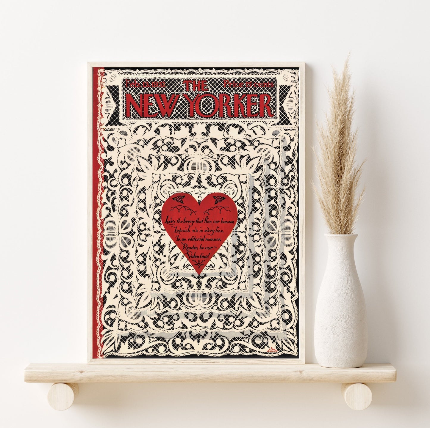 New Yorker 13 February 1932 Valentine's Day Print