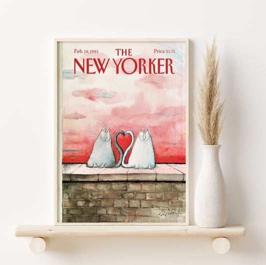 New Yorker 18 Feb 1991 Valentine's Day Print