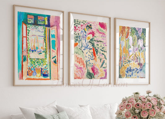 Set of 3 Matisse Prints N1