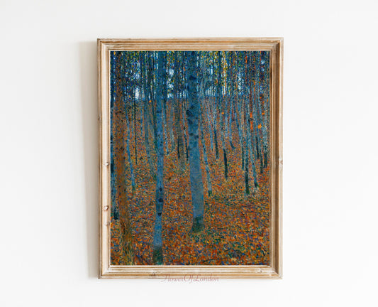 Gustav Klimt Print Beech Grove Print
