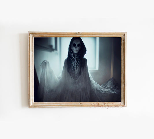 Scary Dark Ghost Halloween Print #H12