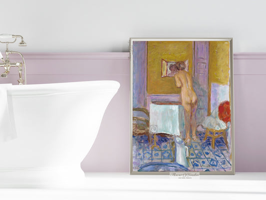 Vintage French Bathroom Art Print #10