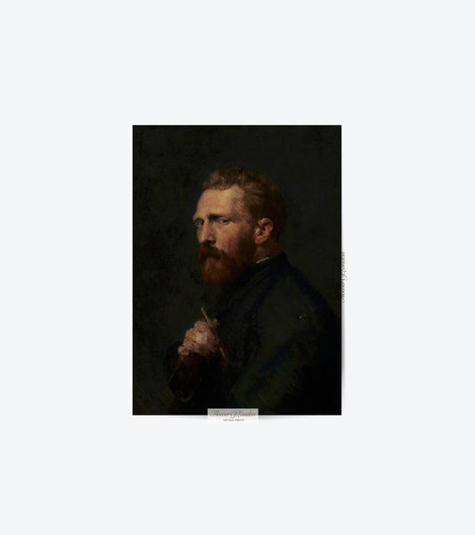 Vincent Portrait in Dark Moody Style Print #19