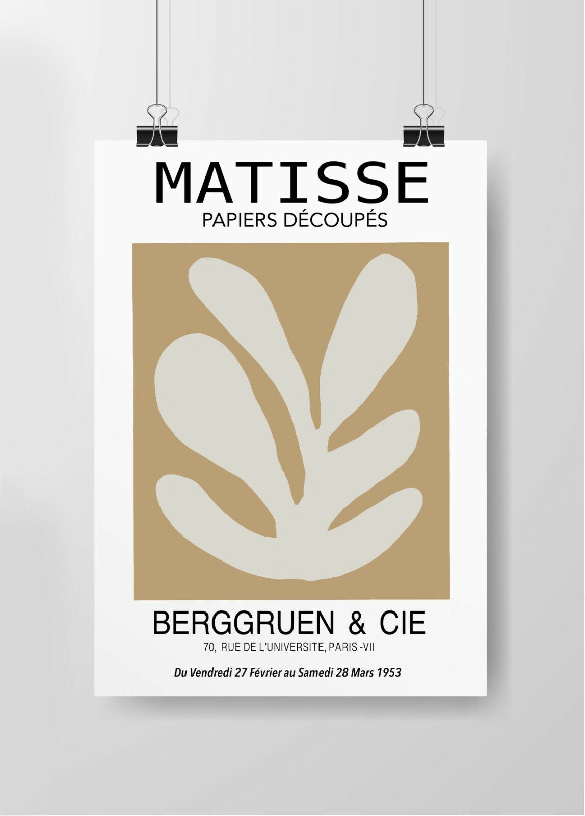 Matisse Exhibition Poster Matisse Cutout Print Papiers Decoupes Giclee Fine Art