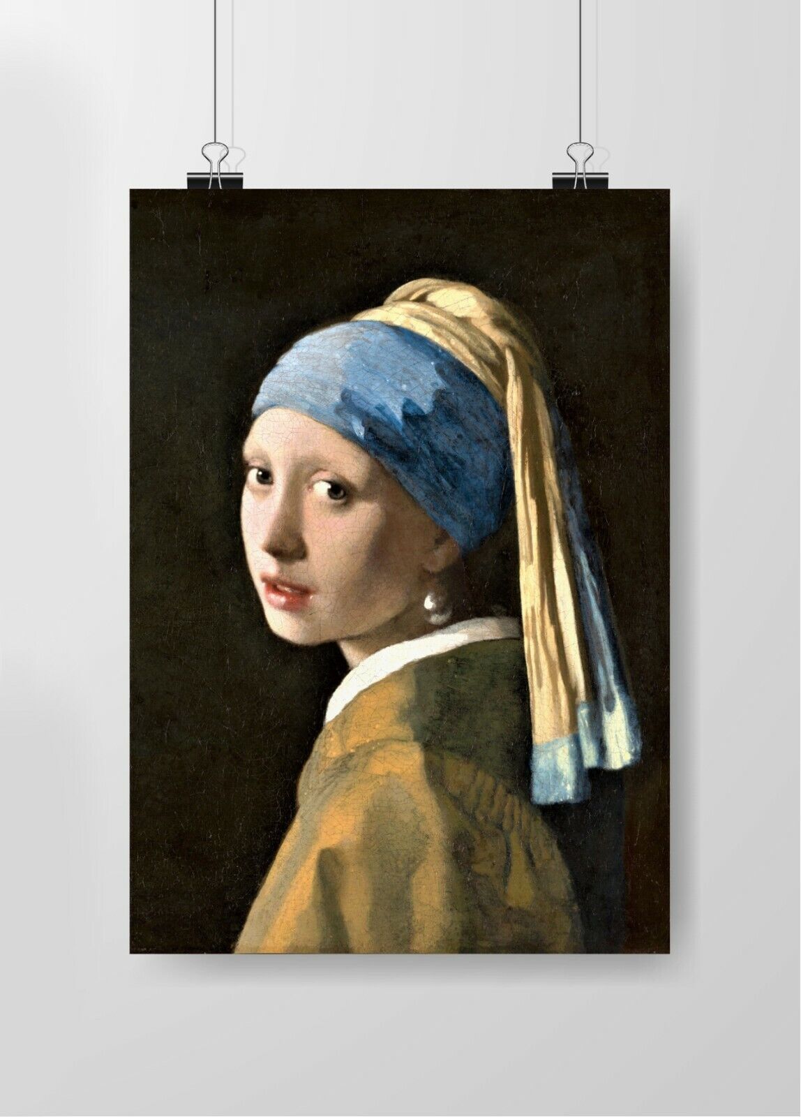 Girl With a Pearl Earring Print Johannes Vermeer Famous Classic Painting Giclée