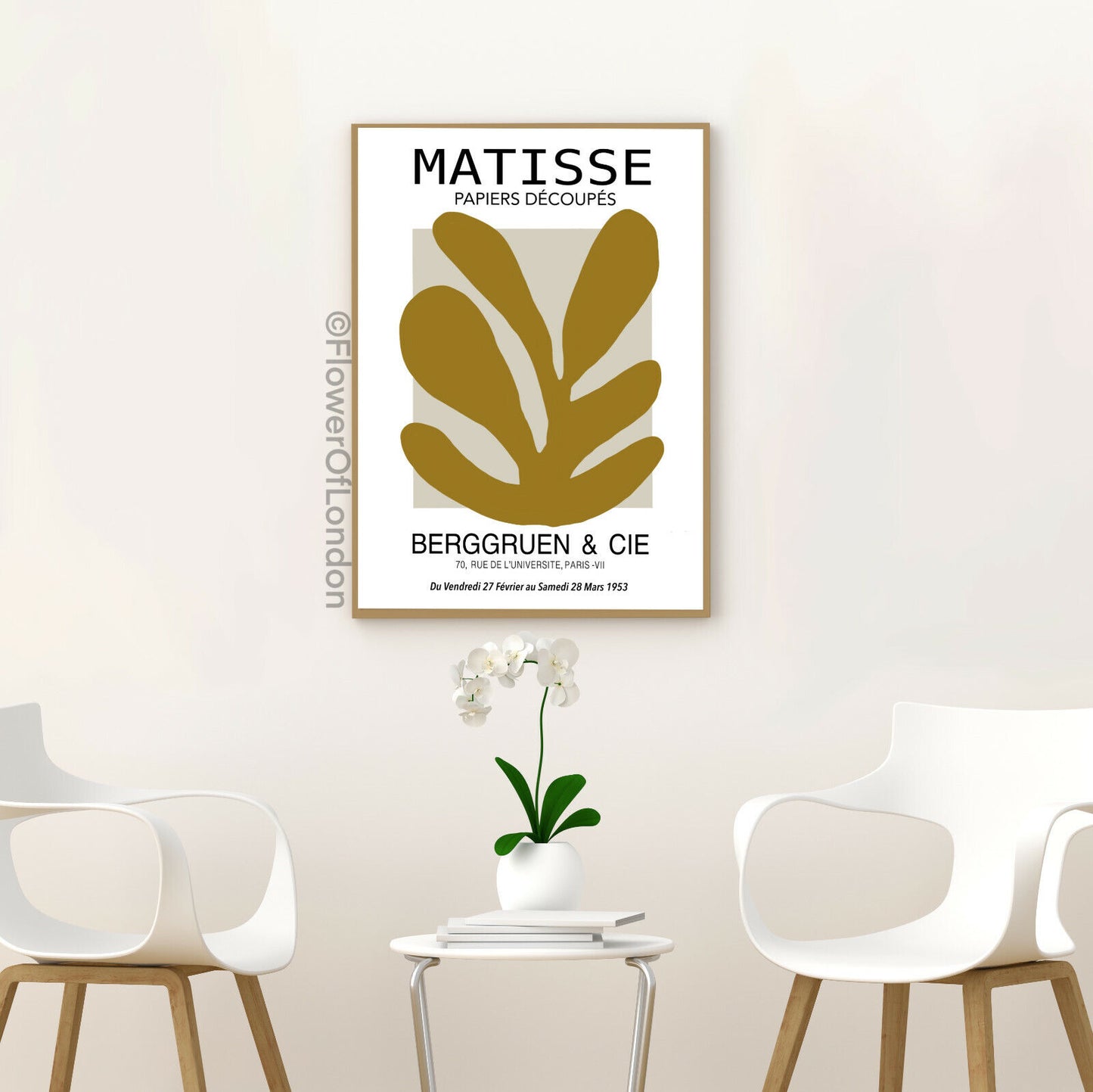 Matisse Exhibition Poster Matisse Cutout Print Papiers Leaves Trendy Giclée 