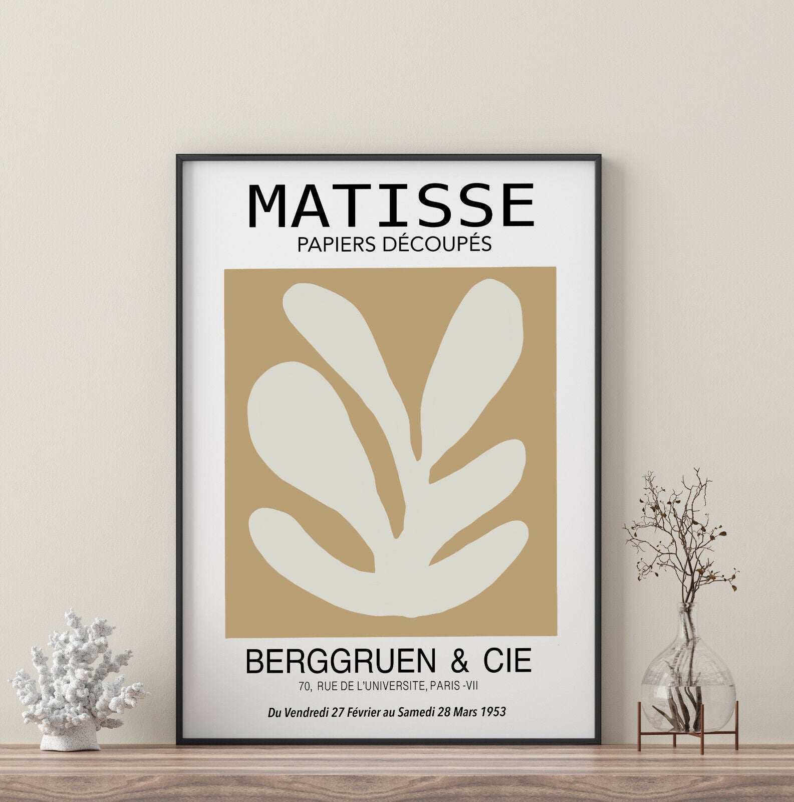 Matisse Exhibition Poster Matisse Cutout Print Papiers Decoupes Giclee Fine Art