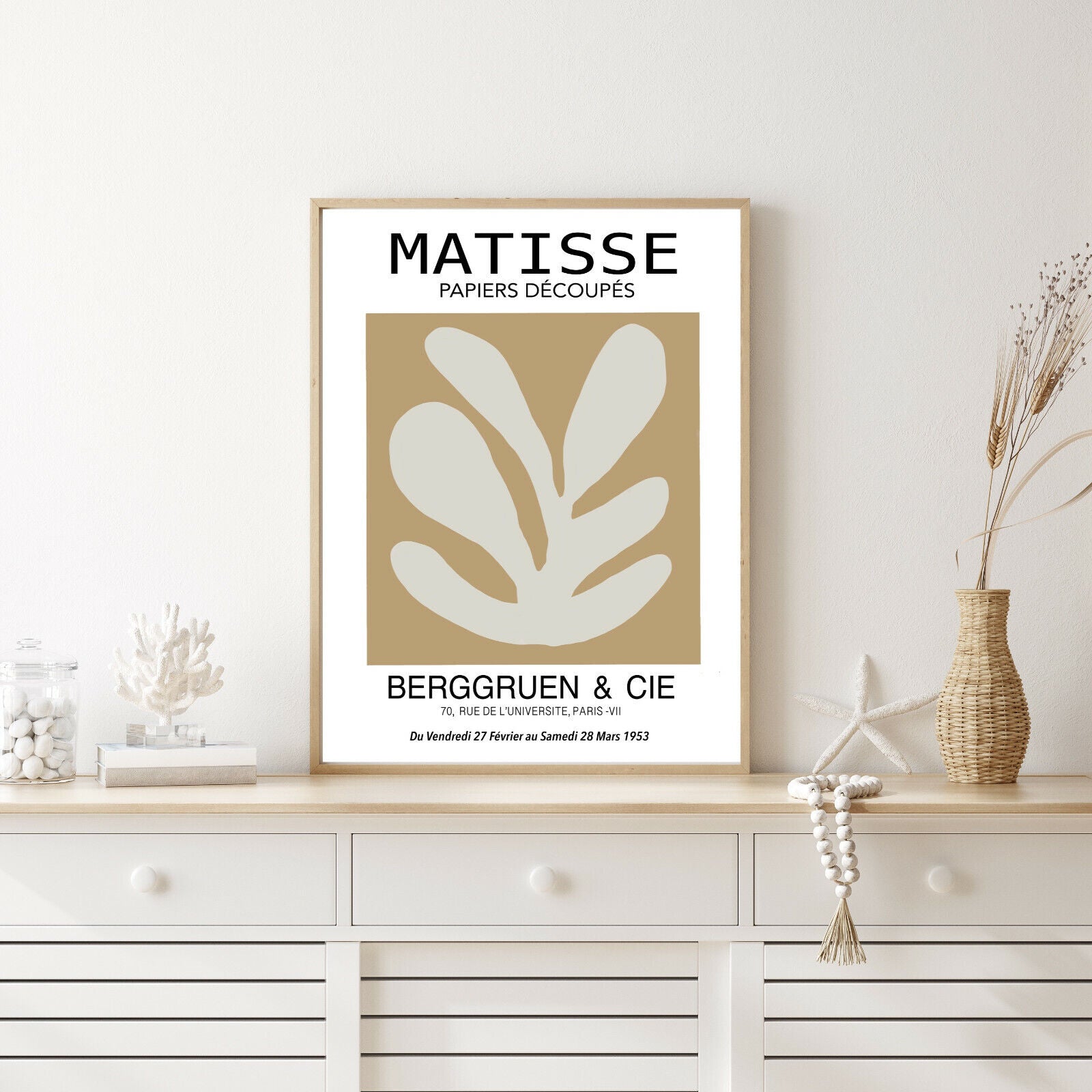 Matisse Exhibition Poster Matisse Cutout Print Papiers Decoupes Giclee Fine Art