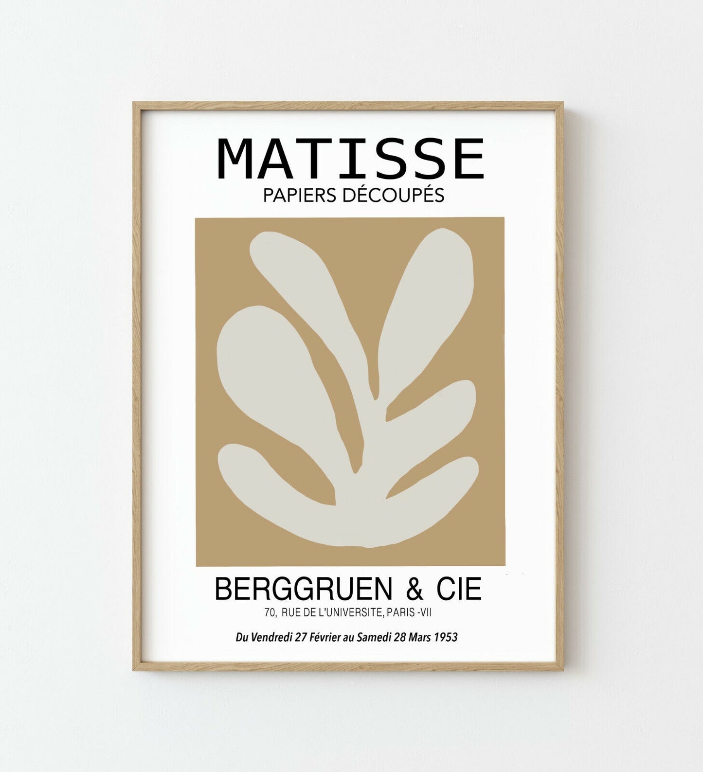 Matisse Exhibition Poster Matisse Cutout Print Papiers Decoupes Giclee Fine Art