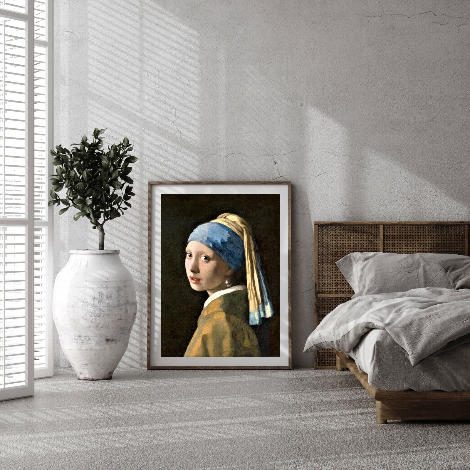 Girl With a Pearl Earring Print Johannes Vermeer Famous Classic Painting Giclée