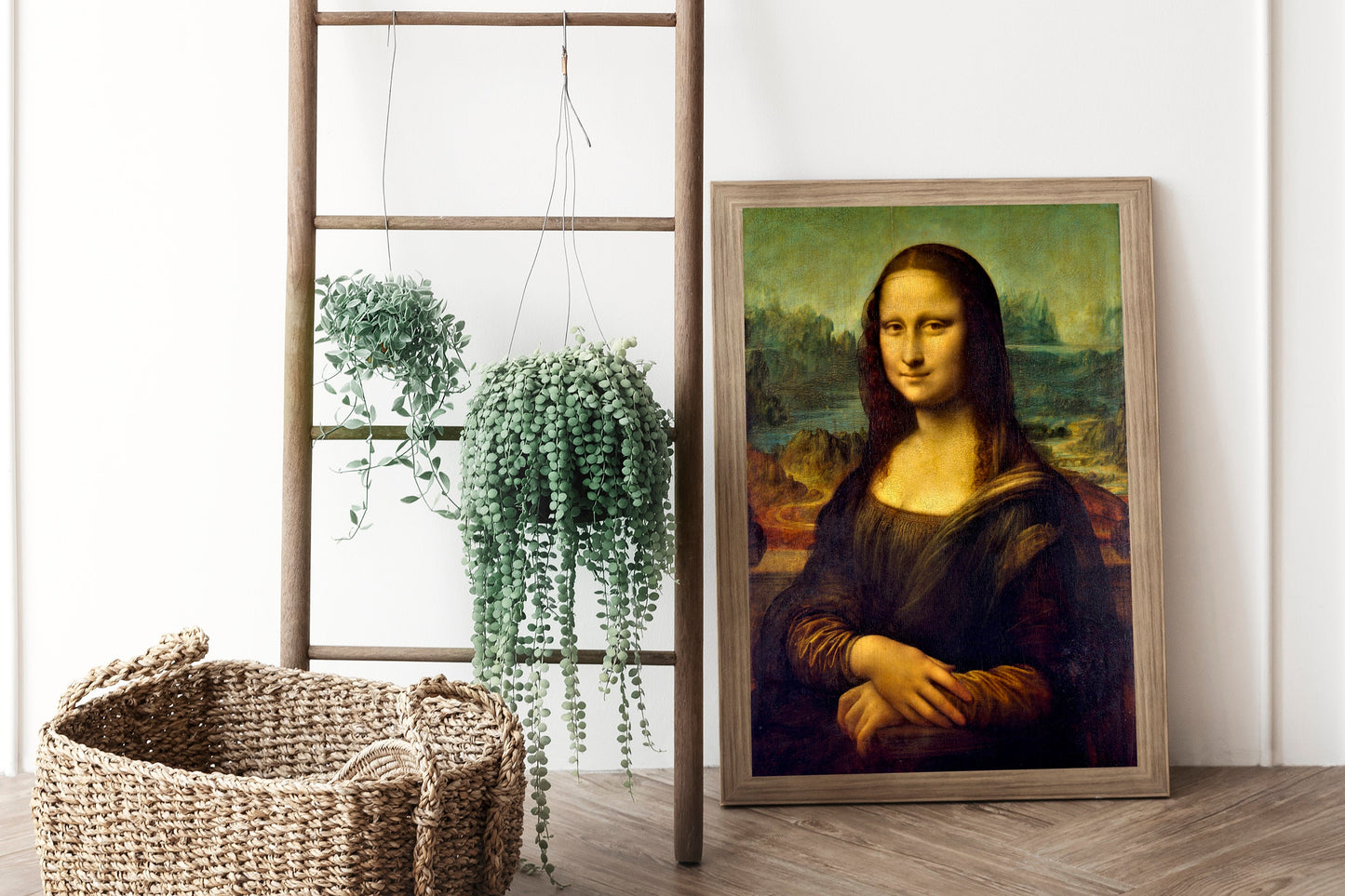 Leonardo Da Vinci Mona Lisa or La Gioconda Print, Iconic Classical Art