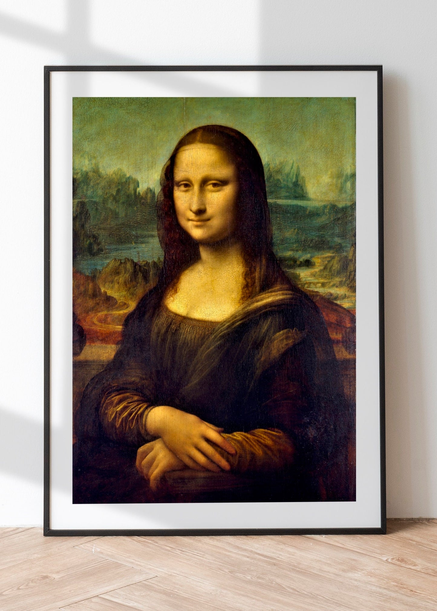 Leonardo Da Vinci Mona Lisa or La Gioconda Print, Iconic Classical Art