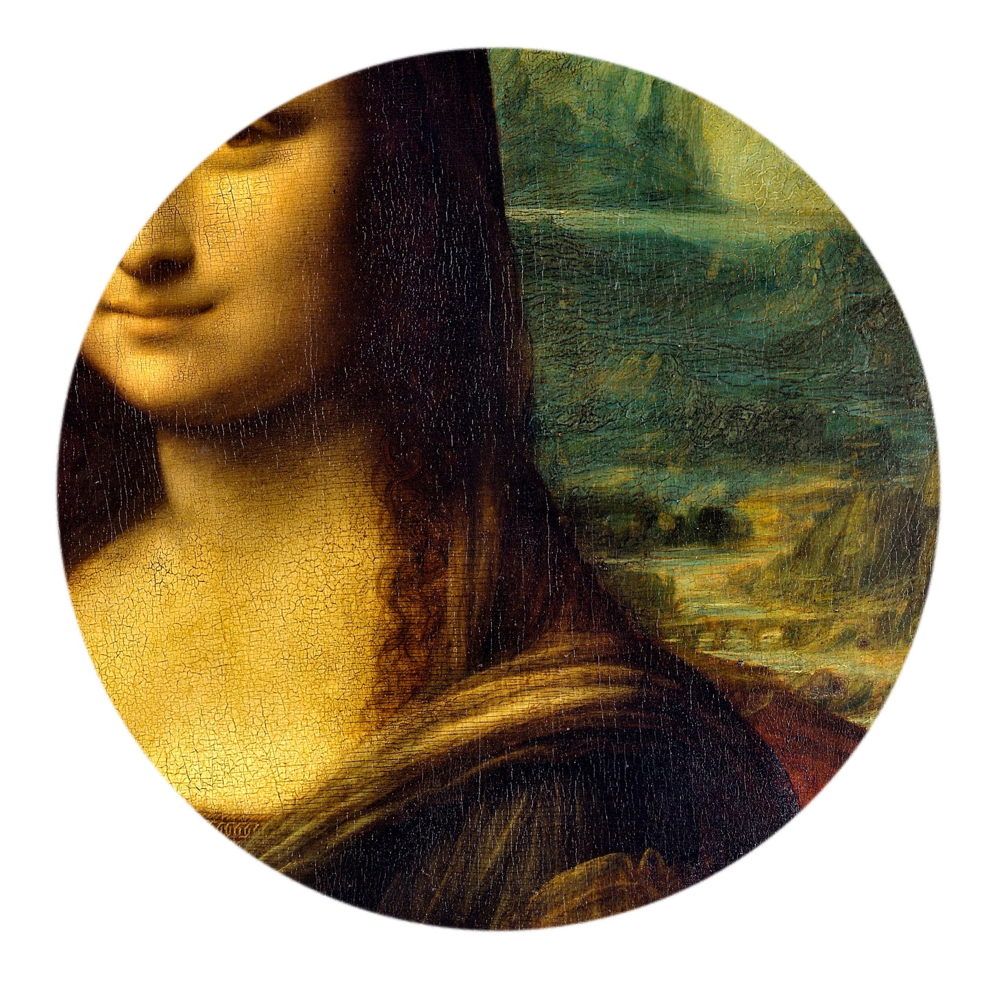 Leonardo Da Vinci Mona Lisa or La Gioconda Print, Iconic Classical Art