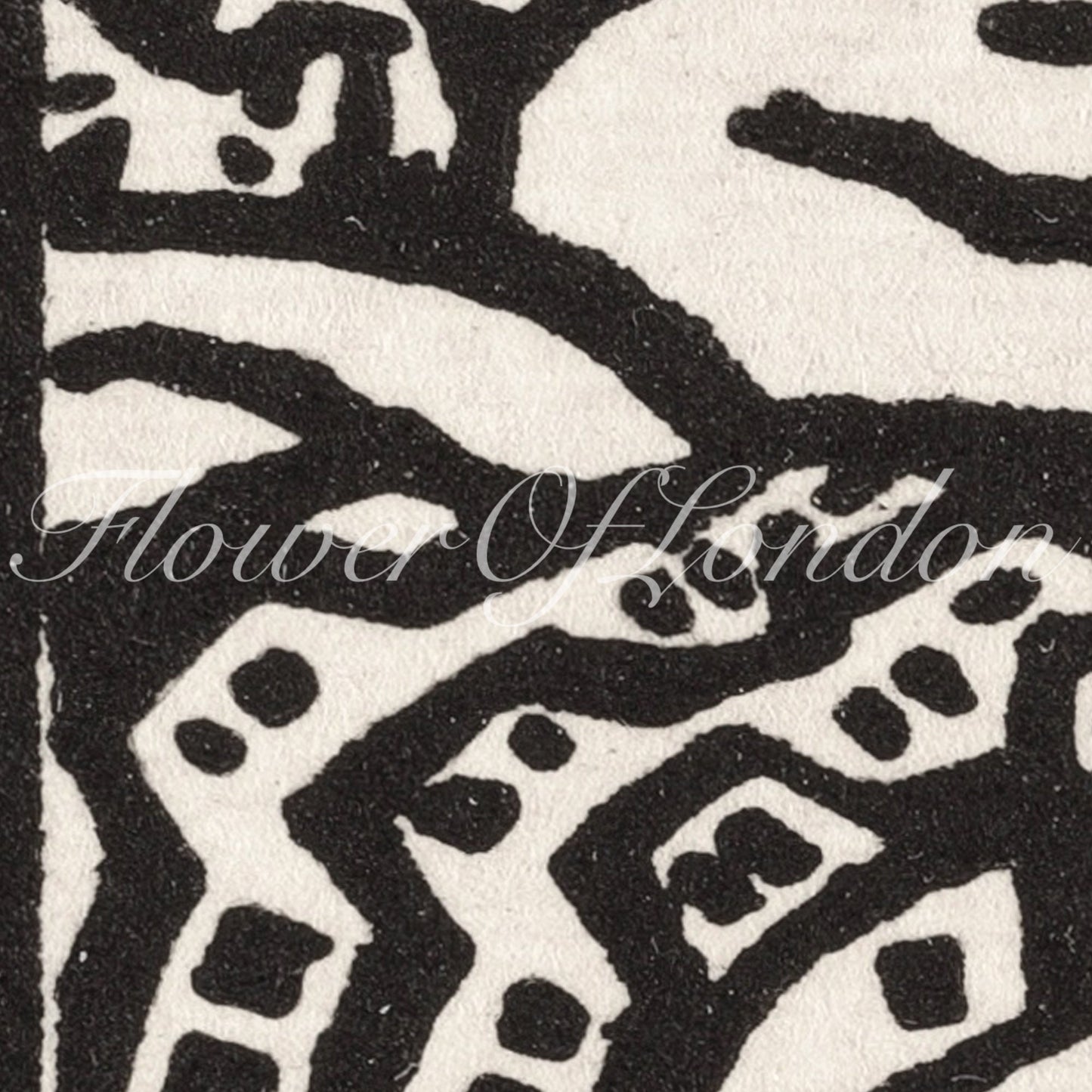 Vintage Abstract Nude Print, Minimalist Black & White Lying Nude Female, #87