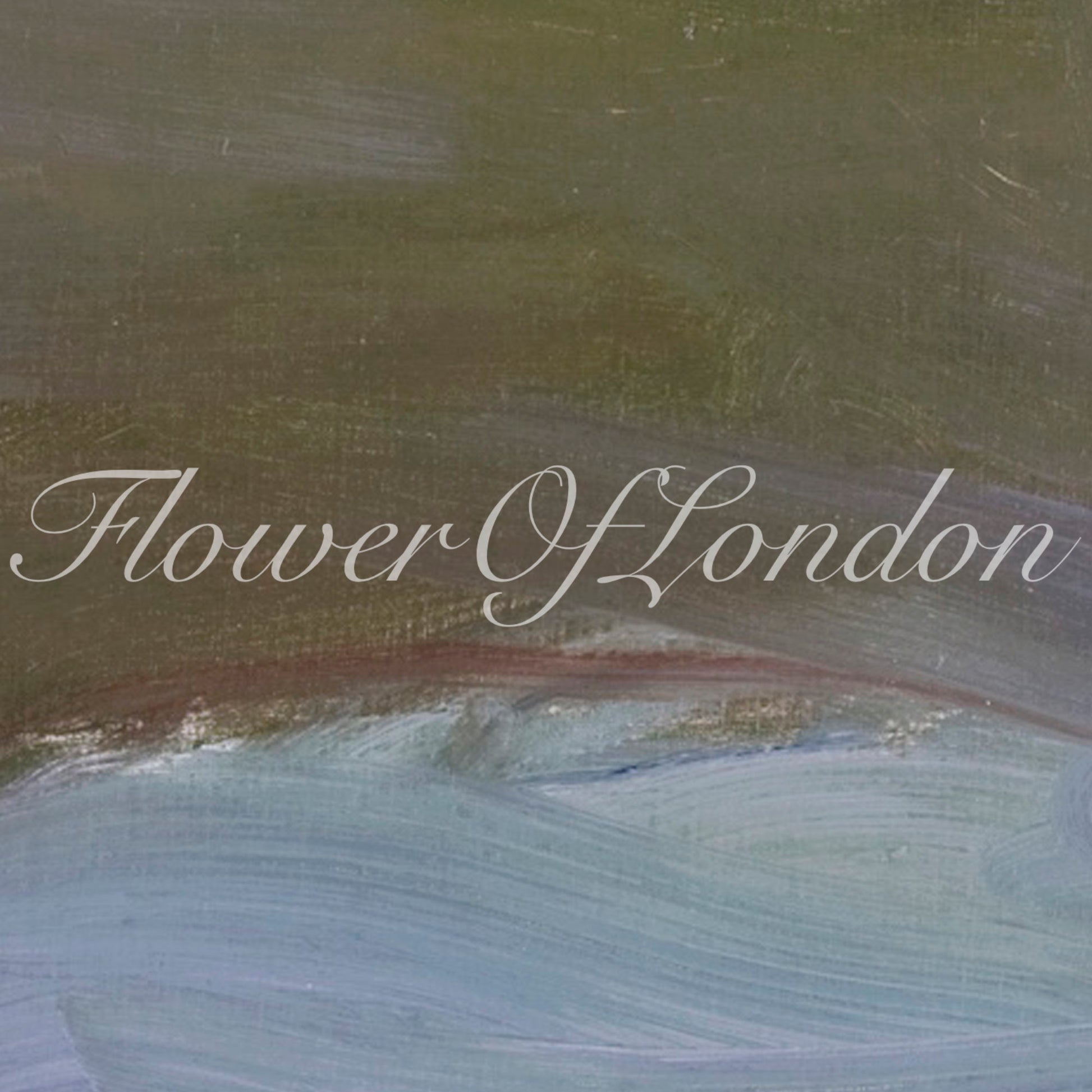 a painting with the words flower of london on it