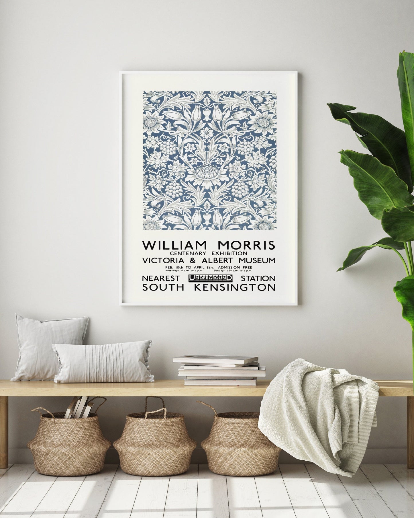 Sunflower Wallpaper William Morris Exhibition Poster