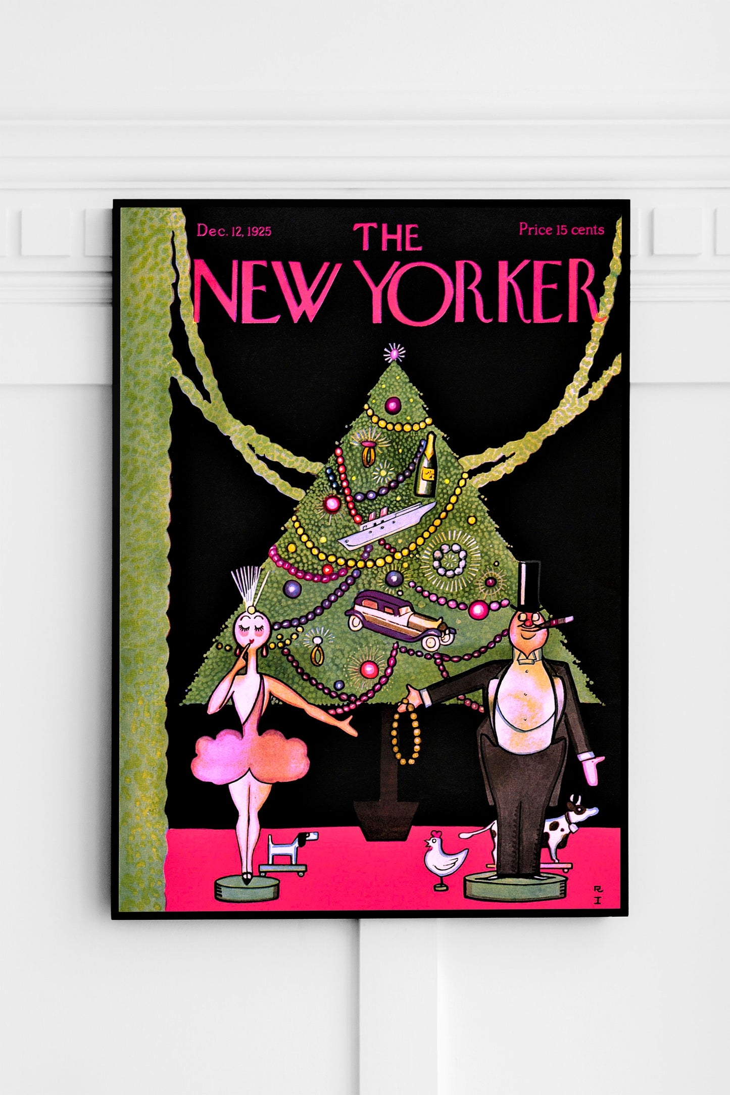 New Yorker Dec 1925 Christmas Print