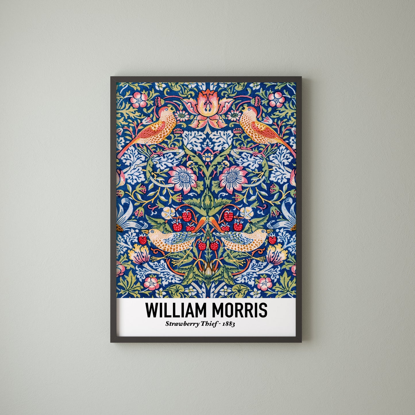 William Morris Strawberry Thief Wallpaper Print