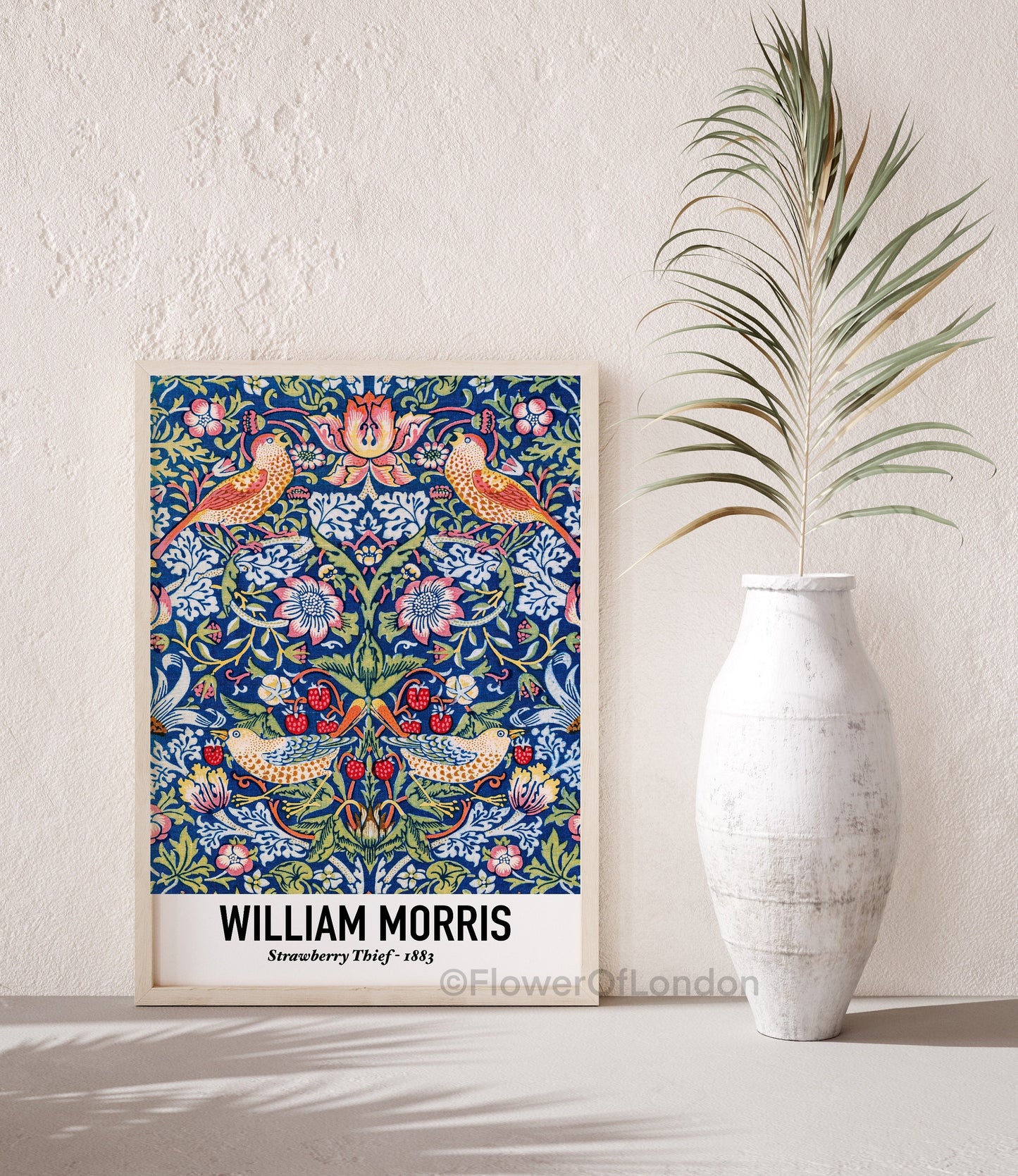 William Morris Strawberry Thief Wallpaper Print