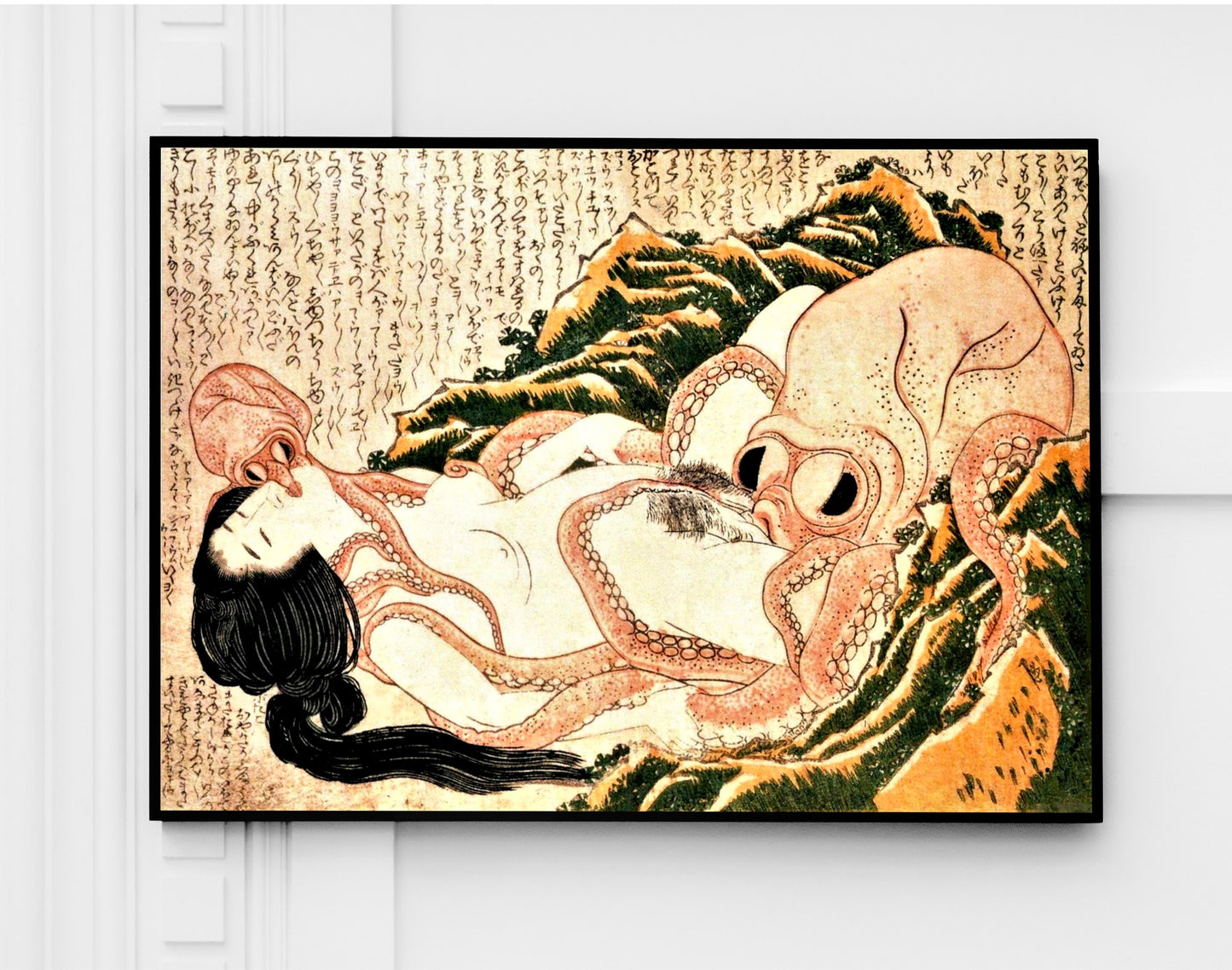 Dream of Fisherman's Wife Hokusai Print