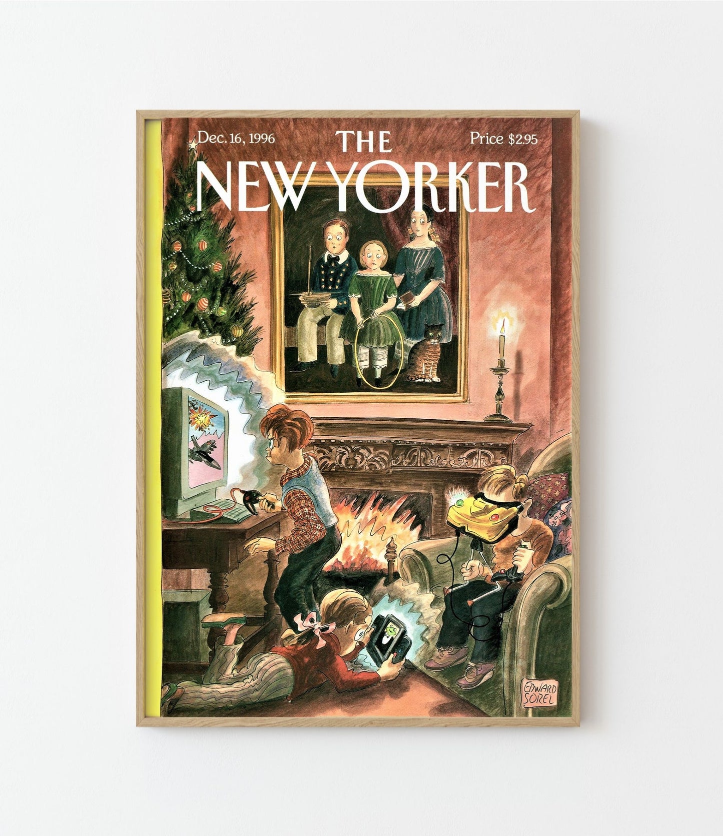 New Yorker Dec 1996 Christmas Print