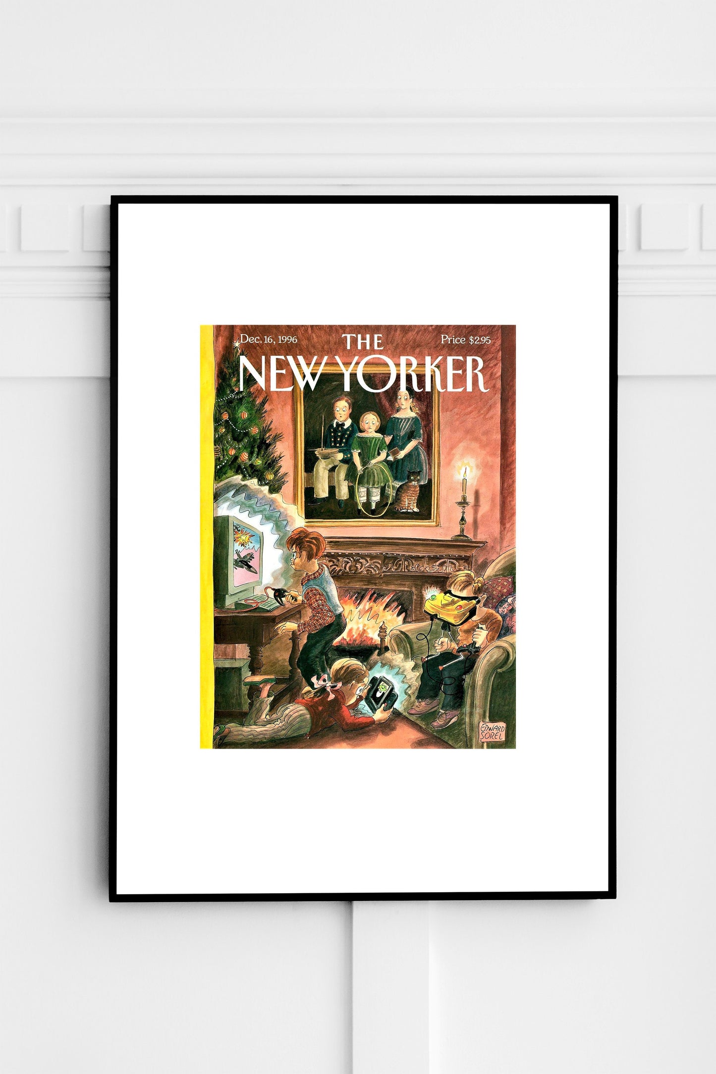 New Yorker Dec 1996 Christmas Print