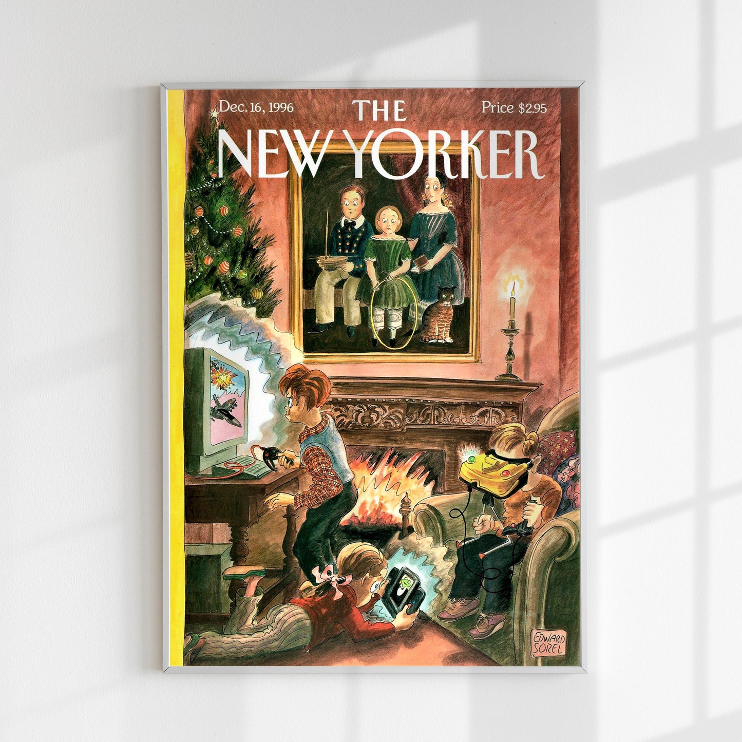 New Yorker Dec 1996 Christmas Print