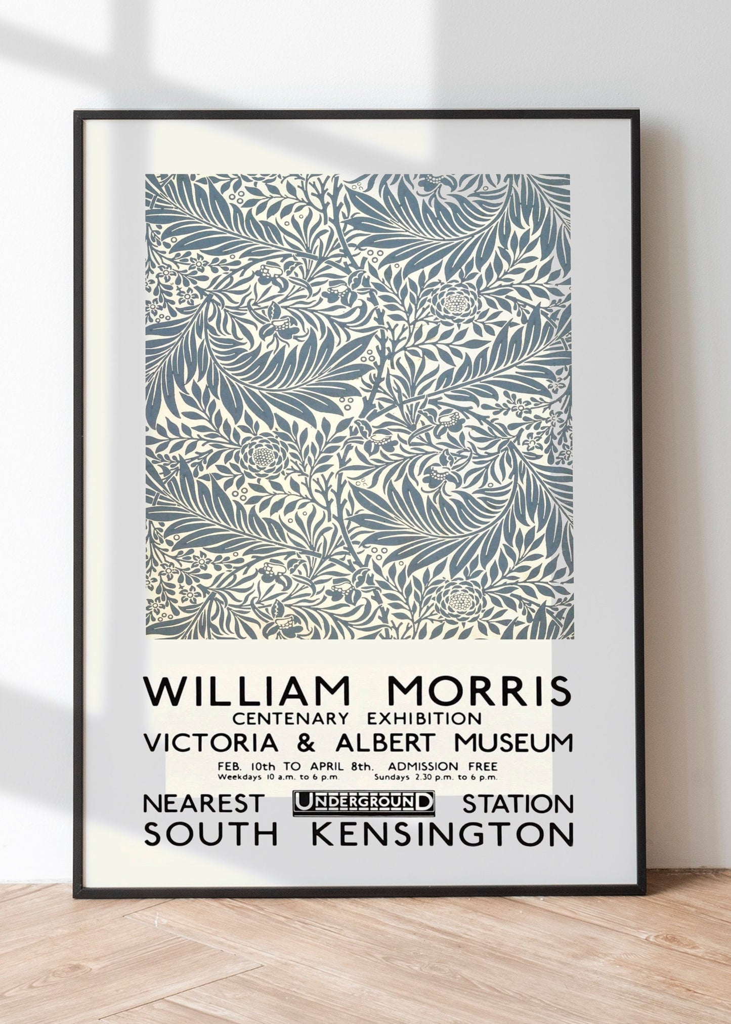 William Morris Print Larkspur Wallpaper