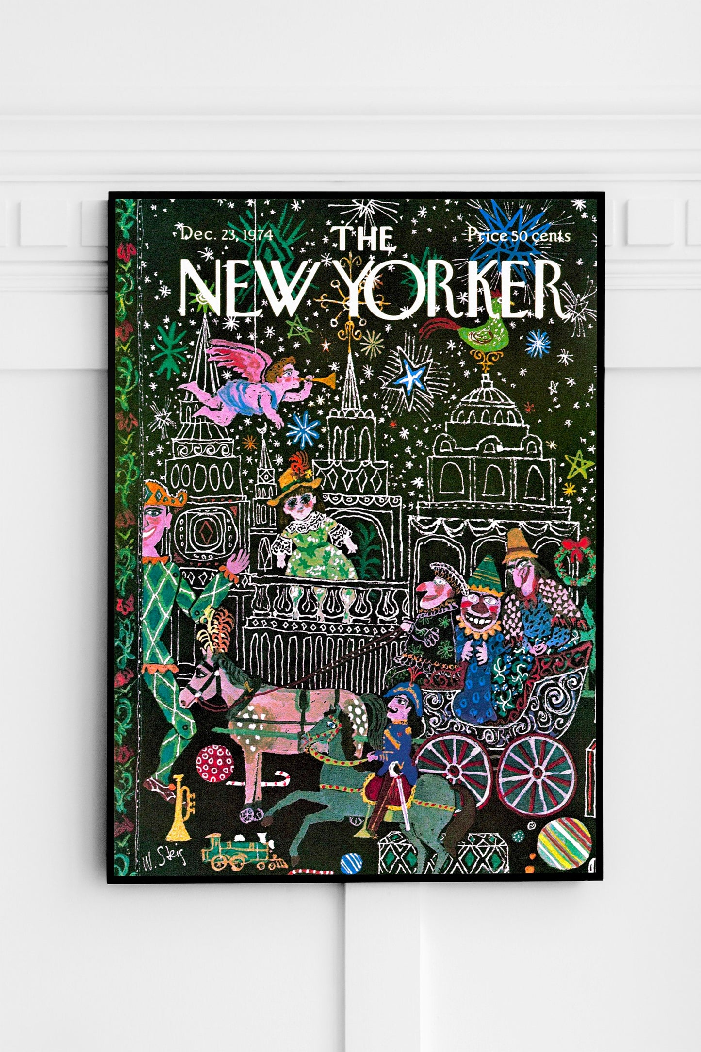 New Yorker Dec 1974 Christmas Print