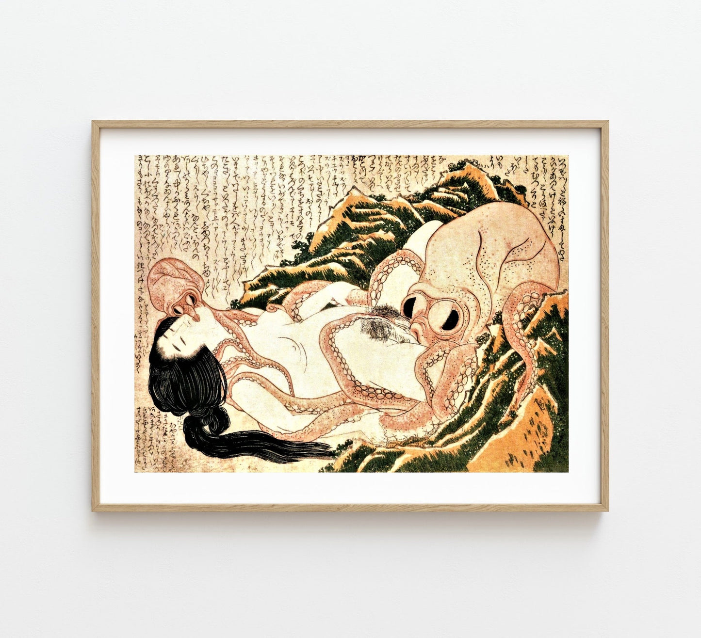 Dream of Fisherman's Wife Hokusai Print