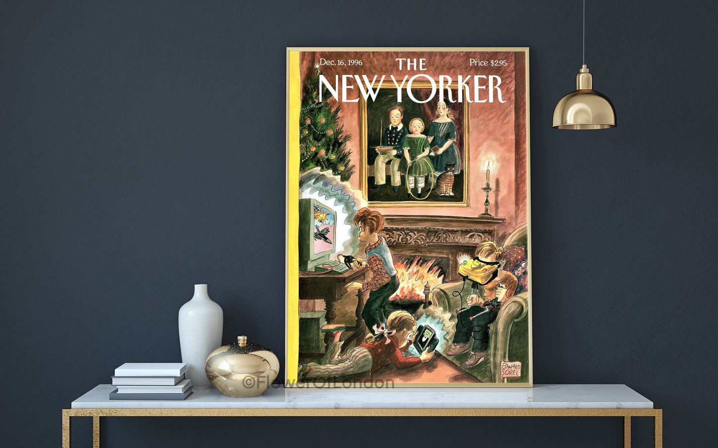 New Yorker Dec 1996 Christmas Print