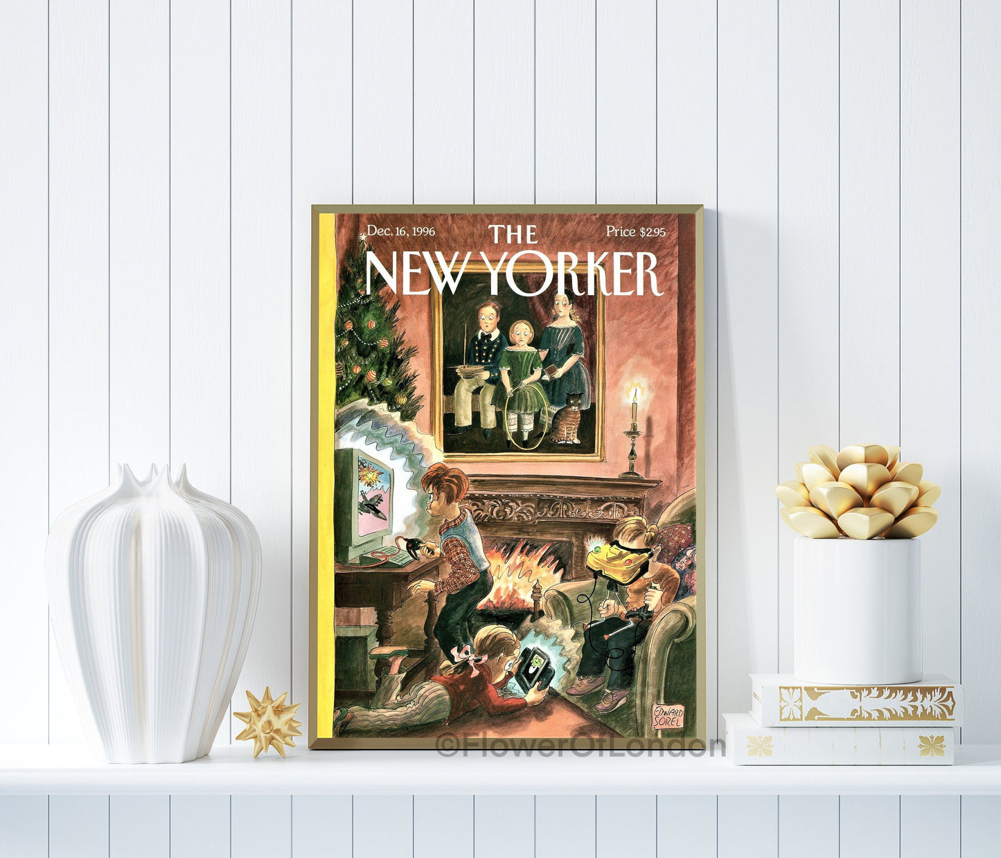 New Yorker Dec 1996 Christmas Print