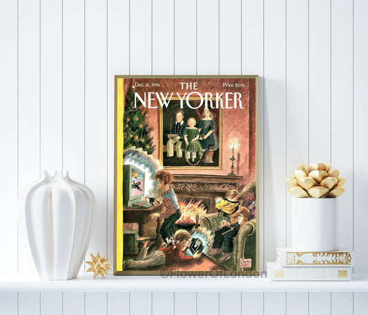 New Yorker Dec 1996 Christmas Print