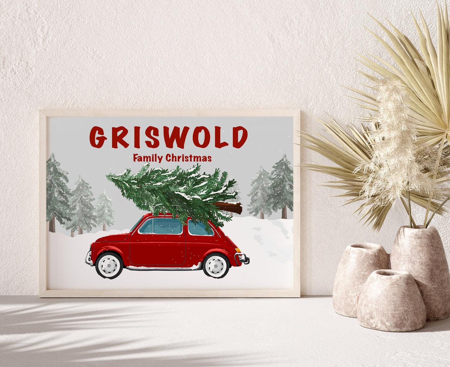 Funny Griswold Family Christmas Tree Print #C4