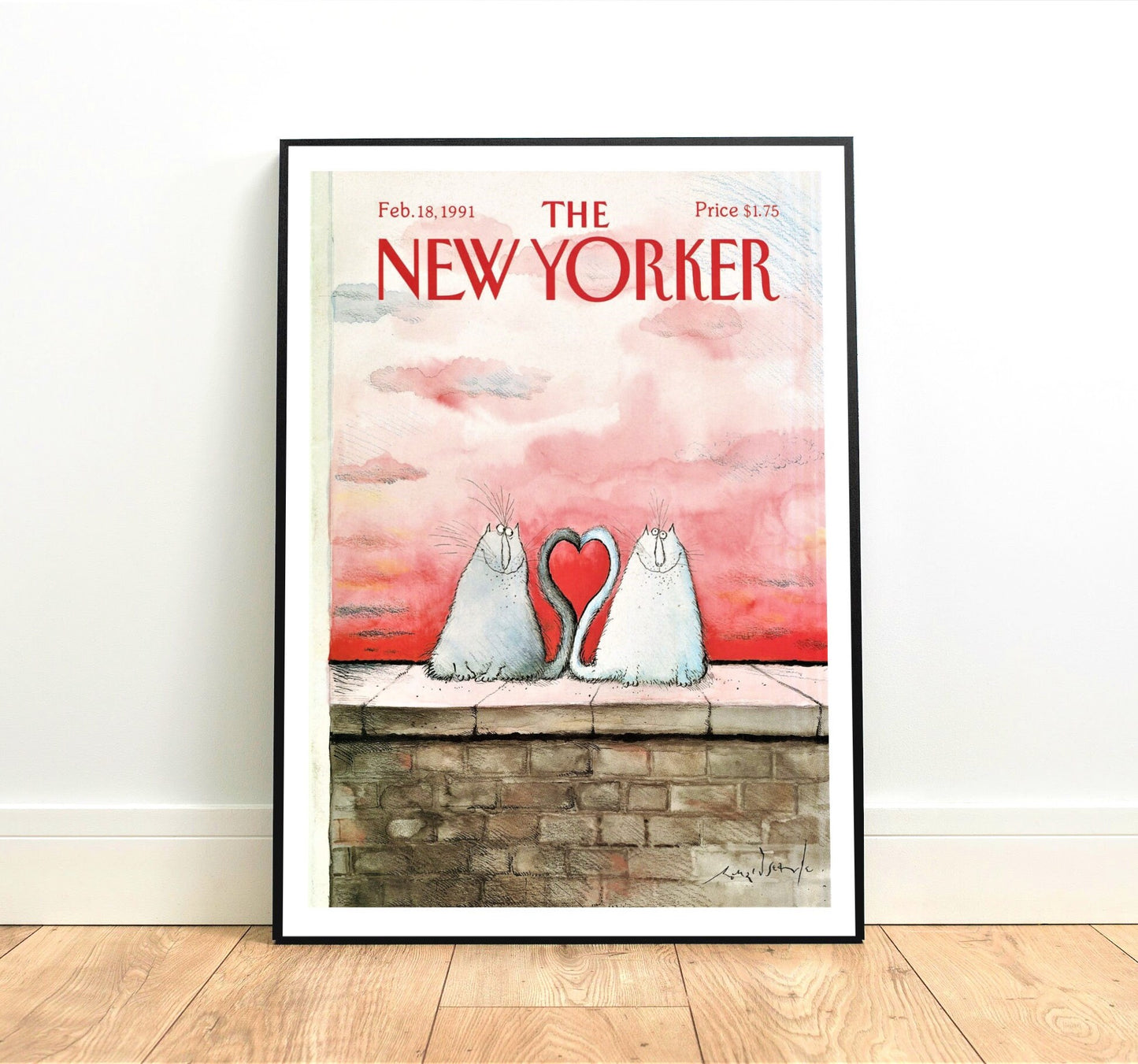 New Yorker 18 Feb 1991 Valentine's Day Print