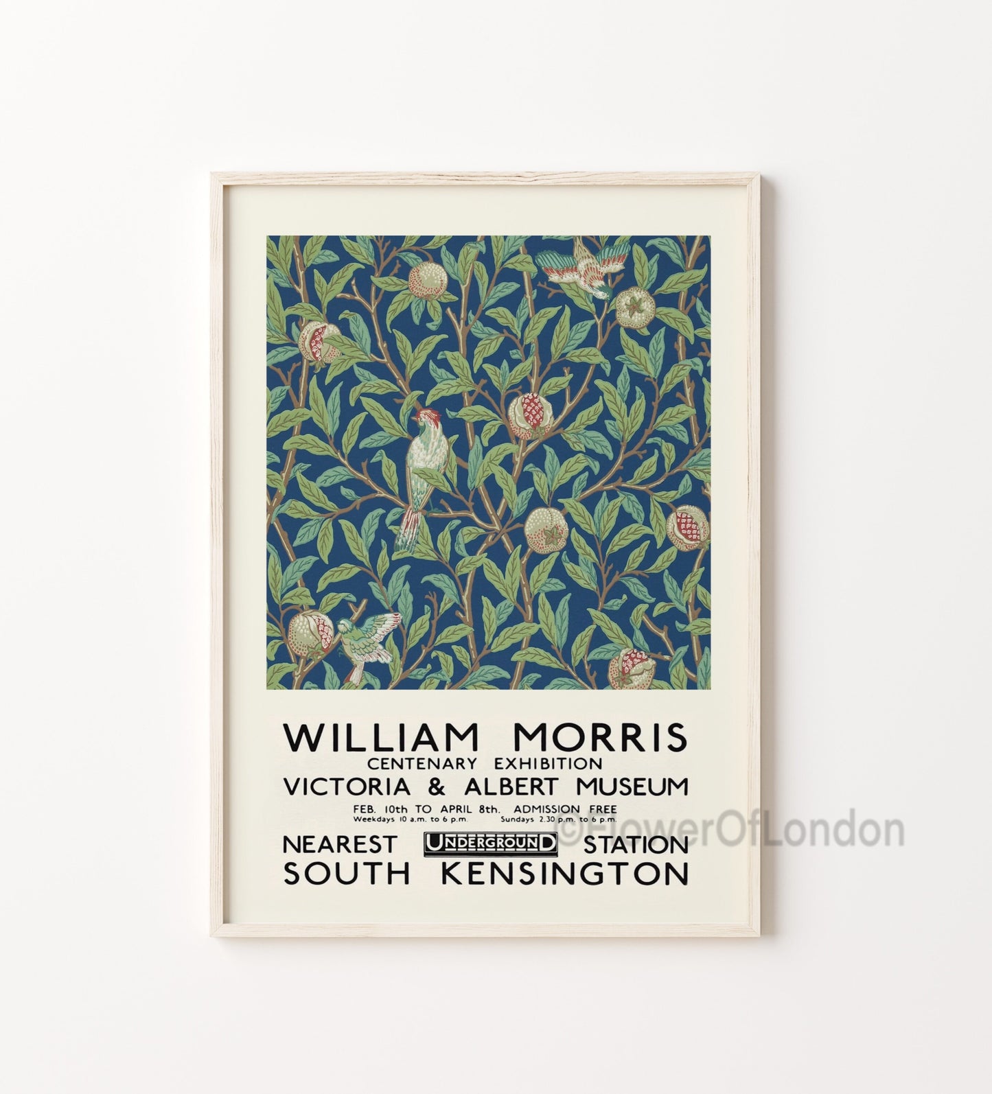 William Morris Print Bird and Pomegranate