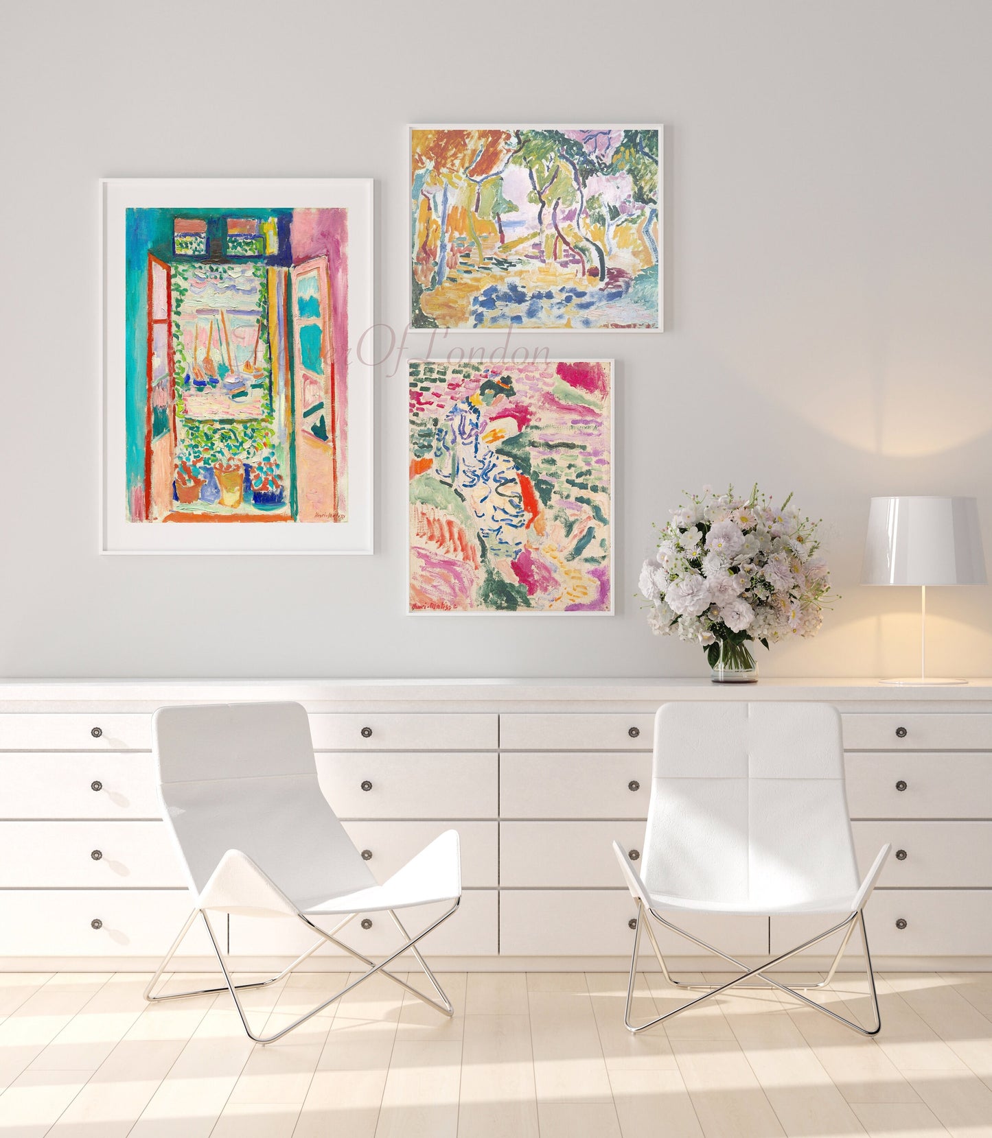 Set of 3 Matisse Prints N1