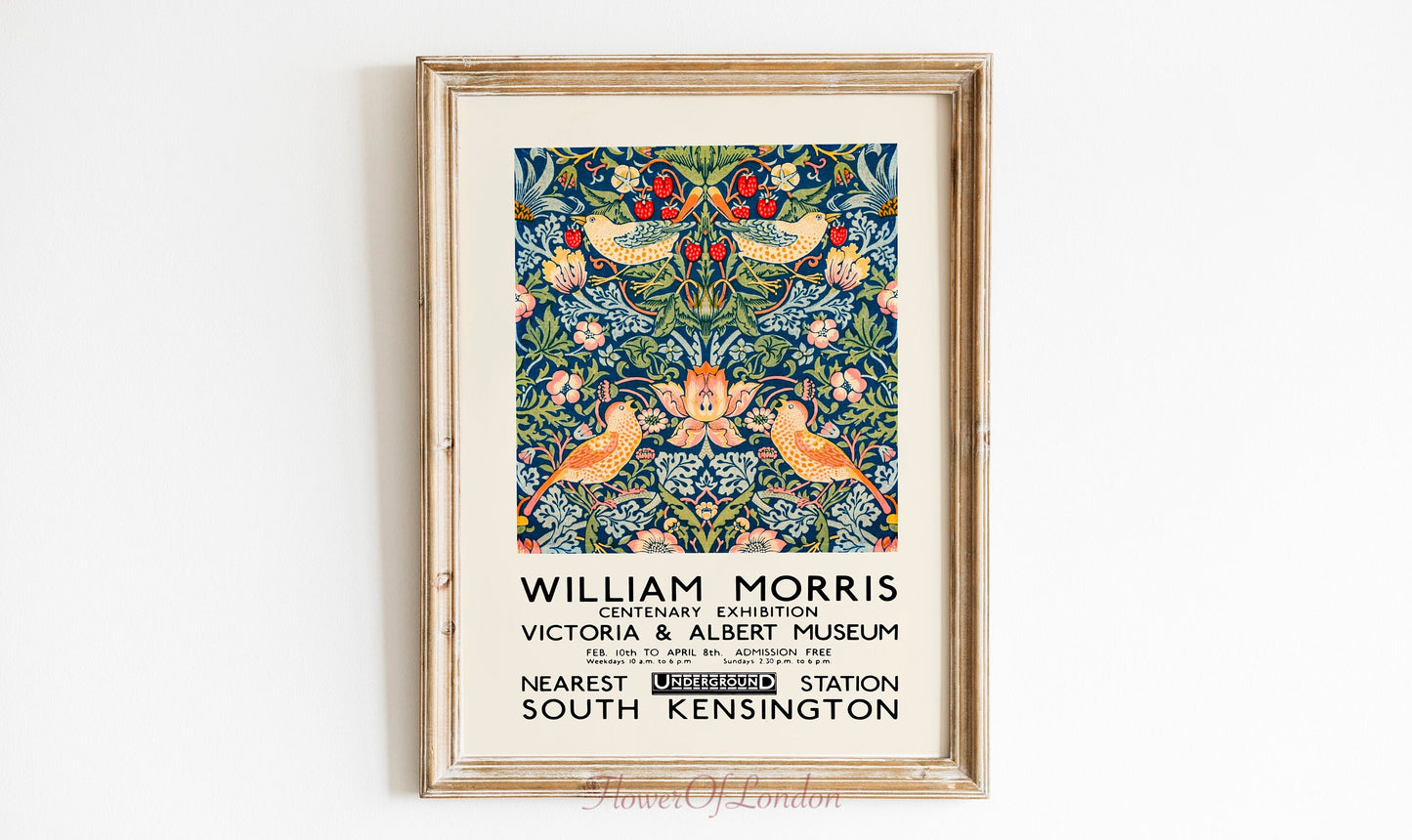 William Morris Print Strawberry Thief