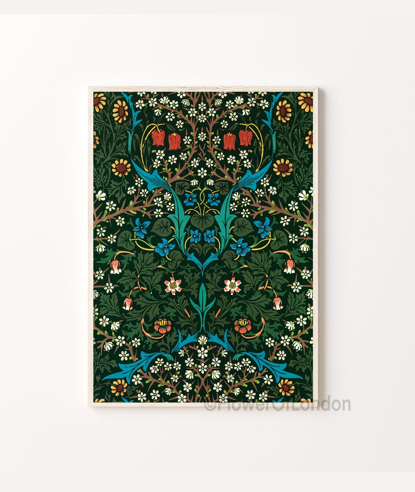 William Morris Print, Vintage Blackthorn Wallpaper