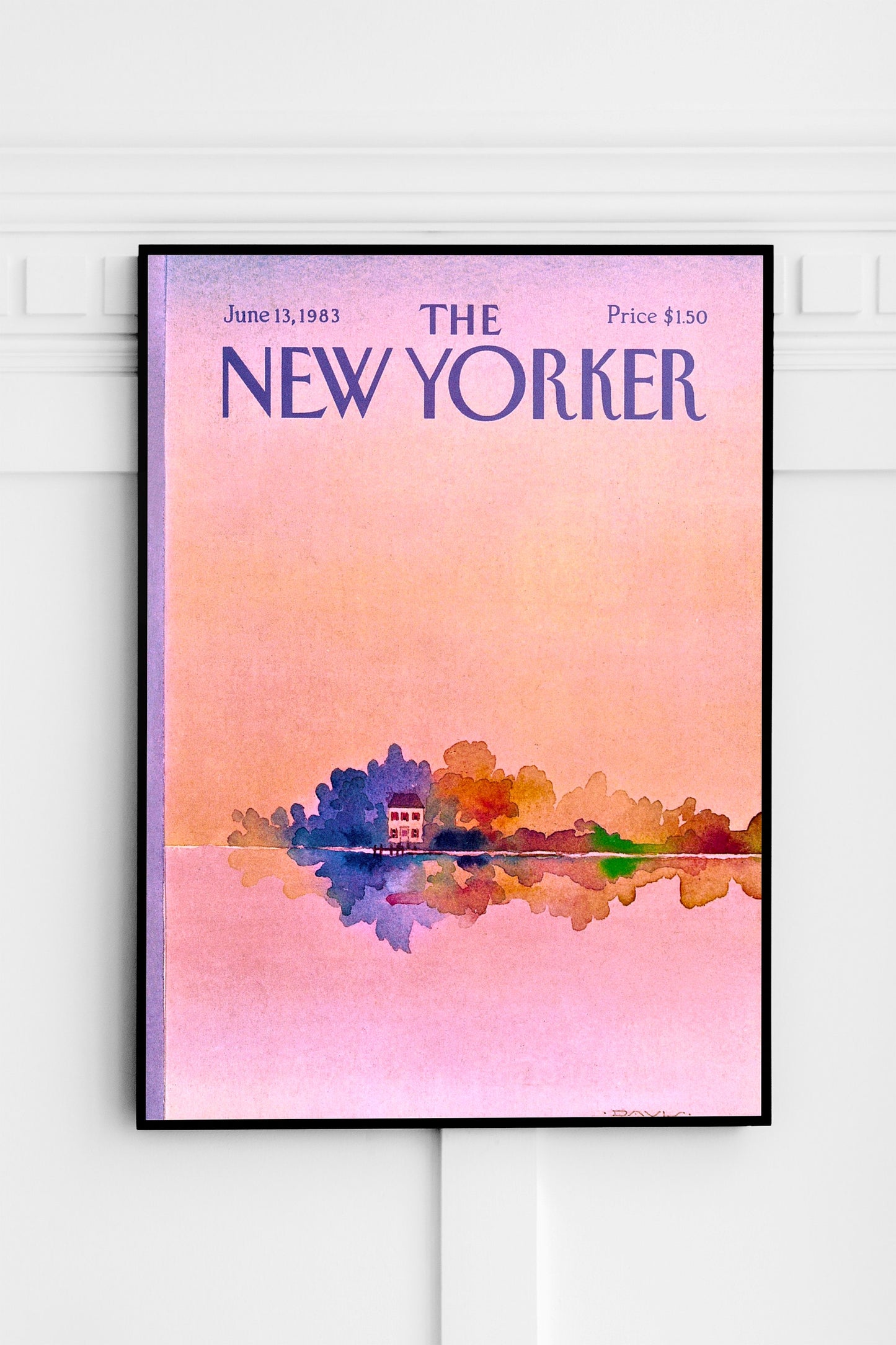 New Yorker Print 13 June 1983, Summer Warm College Dorm Decor