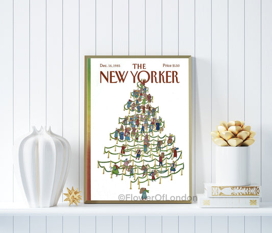 New Yorker 16 Dec 1985 Christmas Print