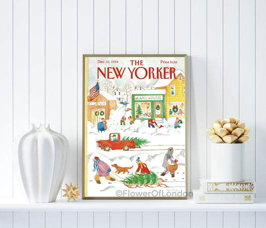 New Yorker 10 Dec 1984 Christmas Print