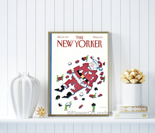 New Yorker 28 Dec 1987 Christmas Print