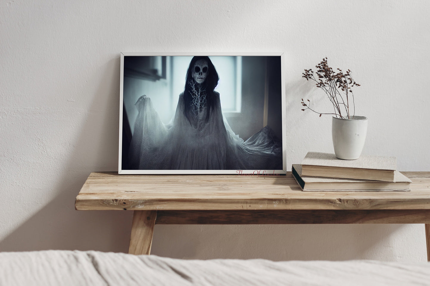 Scary Dark Ghost Halloween Print #H12