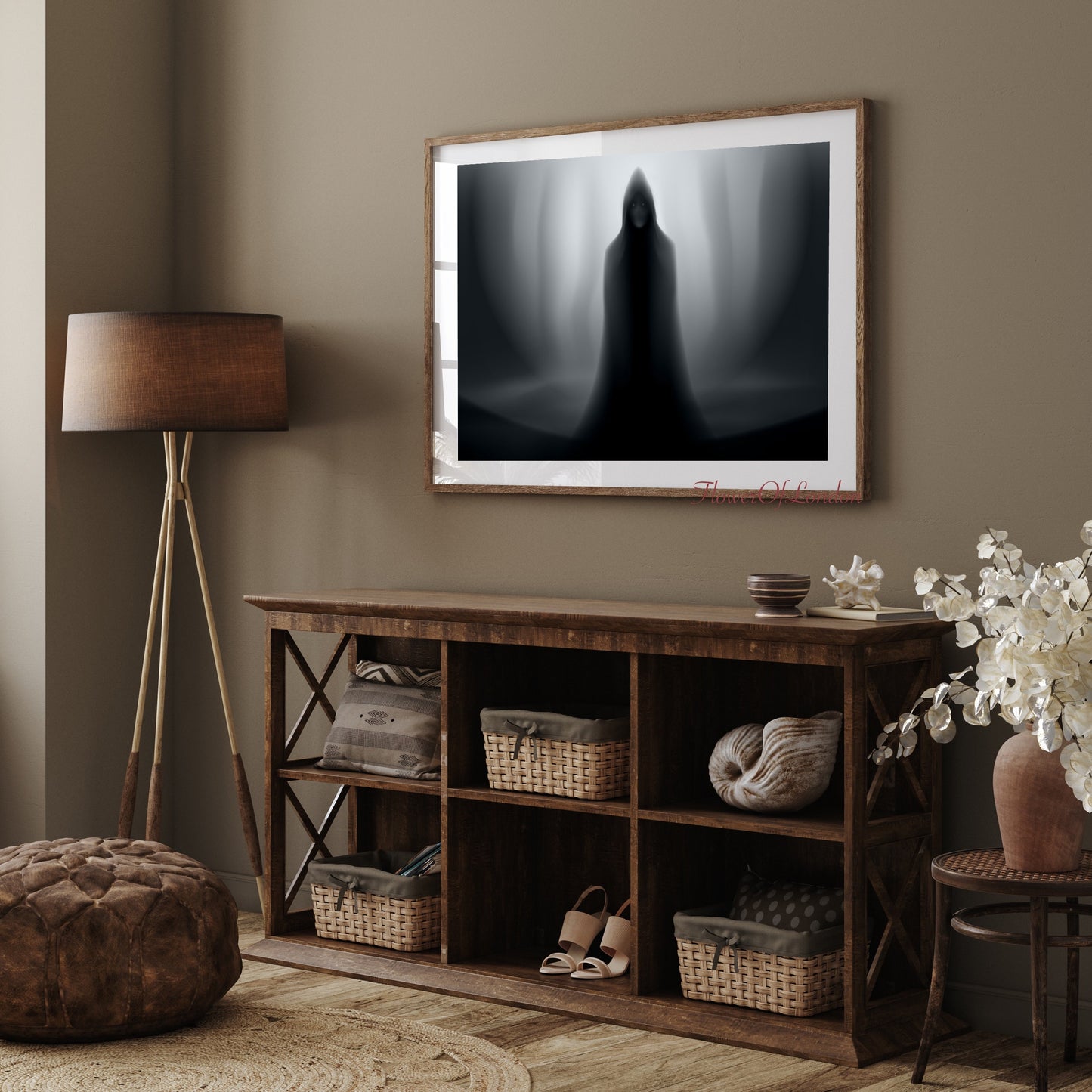 Halloween Haunted Ghost Print #H20