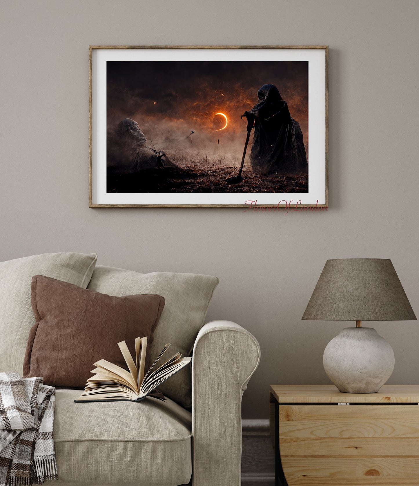 Haunted Spooky Halloween Ghost Print #H6