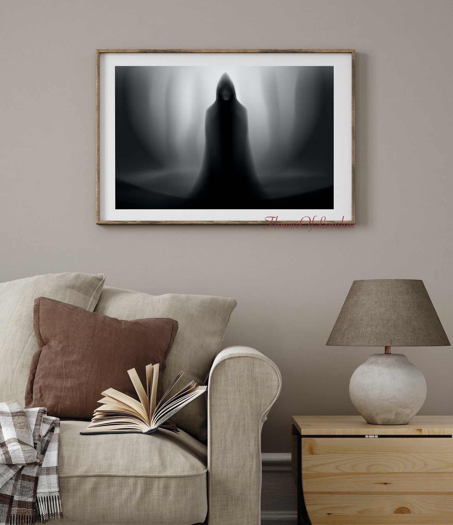 Halloween Haunted Ghost Print #H20