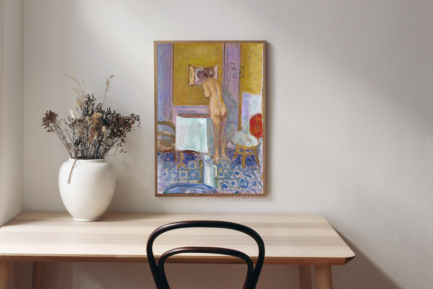 Vintage French Bathroom Art Print #10