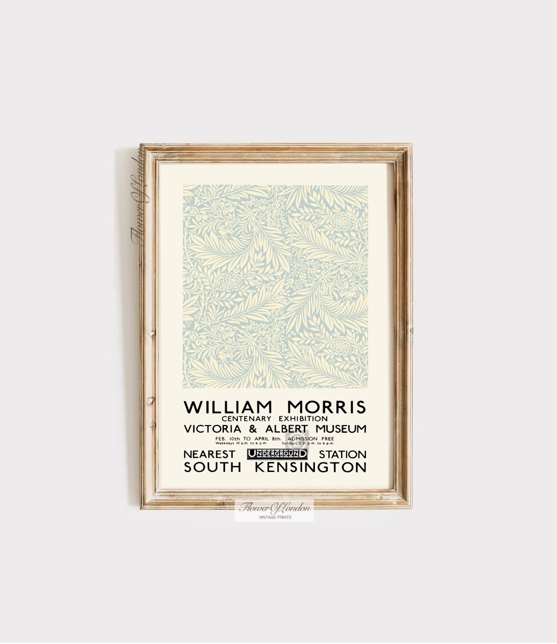 William Morris Larkspur Print