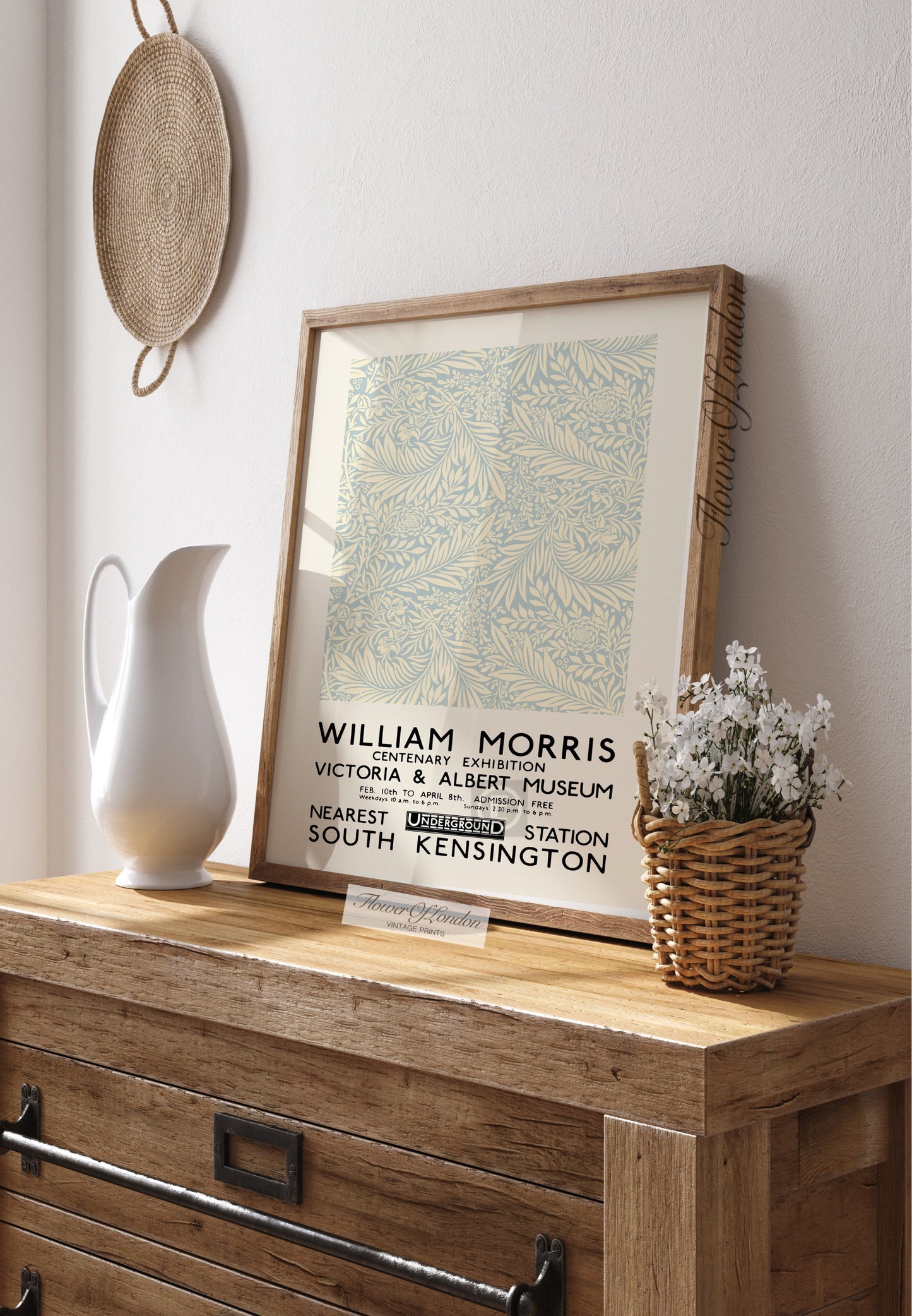 William Morris Larkspur Print